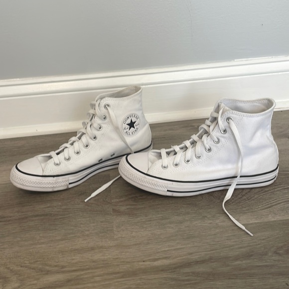 Custom White Converse - Picture 1 of 1